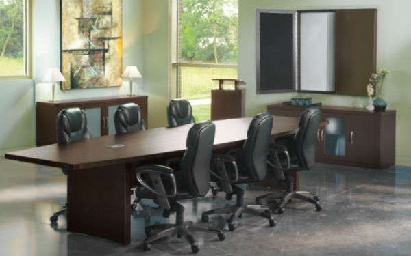 Aberdeen Conference Room Furniture in Mocha