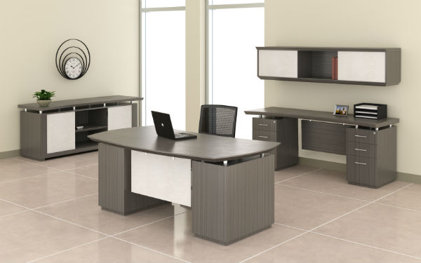 Sterling Office Furniture in Driftwood