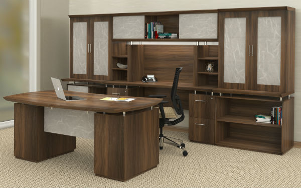 Sterling Office Furniture in Brown Sugar