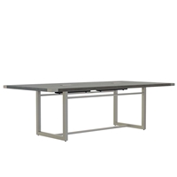 Mirella 8 Conference Table in Stone Gray 