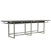Mirella 12' Standing Height Conference Table in Stone Gray - MRH12SGY
