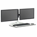 Soar Electric Sit/Stand Desktop - Dual Monitor Arm - 2193WH