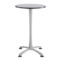 Cha-Cha 30" Standing-Height Round Table with X-Base Collaboration table; Conference table; Meeting table; Bistro height table; Round table; Tall table; Table and base; Table with base; Break room table; Gathering table; Standing table; Stand up table; Standup table