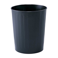 Round Wastebasket 23.5 Quart Capacity (Qty. 6) Trash can; Garbage can; Trash cans; Waste can; Waste basket; Wasbasket; Trash bins; Trash collection; Trash collection bins; Deskside trash can; Desk side trash can; Deskside garbage can; Deskside garbage can; Steel trash can; Steel garbage can