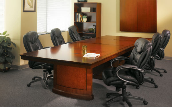Sorrento Conference Room in Bourbon Cherry