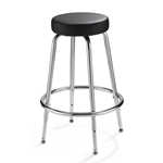 Spacesaver Adjustable Height Stool Drafting Furniture, Drafting Chairs and Stools, Backless Stools, Seating, Backless Stools