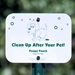 Poopy Pouch Doggy Pet Waste Station with Lid - PP-SD-01-L