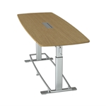Confluence 8 Height-Adjustable Meeting Table 