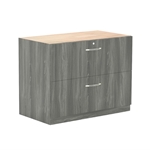 Aberdeen 36" Credenza Lateral File in Grey Steel 