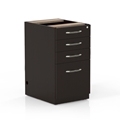 Aberdeen Desk Pencil-Box-Box-File Pedestal in Mocha 