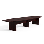 Corsica 12 Boat-shaped Conference Table in Mahogany 
