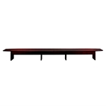 Corsica 26 Boat-shaped Conference Table in Mahogany 