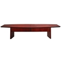 Corsica 10' Boat-shaped Conference Table in Sierra Cherry