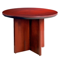 Corsica 42" Round Conference Table in Sierra Cherry 