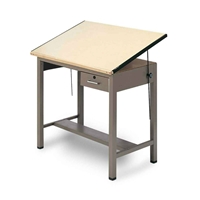 30" x 42" Mayline Ranger 4-Post Drafting Table Drafting Furniture, Drafting Tables and Drawing Boards, Metal Drafting Tables, Mayline Ranger Drafting Table, drawing table