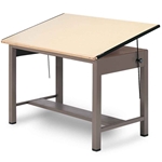 43.5" x 72" Ranger 4-Post Drafting Table Drafting Furniture, Drafting Tables and Drawing Boards, Metal Drafting Tables, Mayline Ranger Drafting Table, drawing table