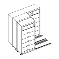 6-Tier Flip n File Cabinets on Kwik-Track (2/1/1 System) 
