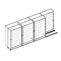 48"W File Harbor Cabinets on Kwik-Track (4/3 System) 