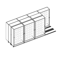 48"W File Harbor Cabinets on Kwik-Track (4/3/3 System) 