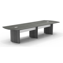 Medina 12' Conference Table in Gray Steel