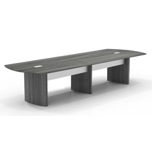 Medina 14' Conference Table in Gray Steel