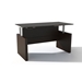 Medina Height-Adjustable Straight Front Desk in Mocha - MNDSHA72LDC