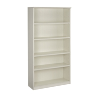 Medina 5-Shelf Bookcase in Textured Sea Salt 