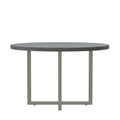 Mirella 42" Round Meeting Table in Stone Gray