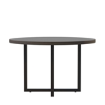 Mirella 42" Round Meeting Table in Southern Tobacco 