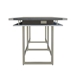 Mirella 16' Standing Height Conference Table in Stone Gray - MRH16SGY