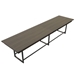 Mirella 16' Standing Height Conference Table in Southern Tobacco - MRH16STO