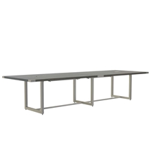 Mirella 12' Conference Table in Stone Gray