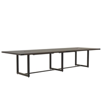 Mirella 12 Conference Table in Southern Tobacco 