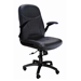 Big and Tall Pivot Arm Leather Chair - 6446AGL