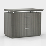 Sterling 2-Drawer Lateral File in Textured Driftwood 