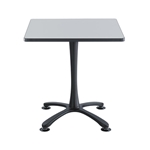 Cha-Cha 30" Square Table with X-Base Collaboration table; Conference table; Meeting table; Sitting height table; Round table; Short table; Table and base; Table with base; Break room table; Gathering table