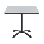 Cha-Cha 36" Square Table with X-Base Collaboration table; Conference table; Meeting table; Sitting height table; Round table; Short table; Table and base; Table with base; Break room table; Gathering table