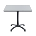 Cha-Cha 36" Square Table with X-Base - 2473CYBL