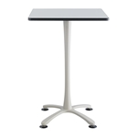 Cha-Cha 36" Standing-Height Square Table with X-Base Collaboration table; Conference table; Meeting table; Bistro height table; Round table; Tall table; Table and base; Table with base; Break room table; Gathering table; Standing table; Stand up table; Standup table