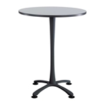 Cha-Cha 36" Standing-Height Round Table with X-Base Collaboration table; Conference table; Meeting table; Bistro height table; Round table; Tall table; Table and base; Table with base; Break room table; Gathering table; Standing table; Stand up table; Standup table