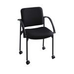 Moto Stack Chairs (Qty. 2) Chairs; Fabric stack chair; Mobile stack chair; Seating; Auditorium chairs; Black chairs; Black fabric stack chair; Black mobile stack chair; Black seating; Black auditorium chairs; Traing room chairs; Training room seating