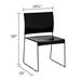 Currant High-Density Stack Chairs (Qty. 4) - 4271BB