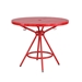 CoGo 36" Round Steel Outdoor/Indoor Table - 4362BL