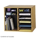 12 Comp. Wood Adjustable-Compartment Literature Organizer - 9420CY