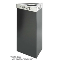 Trifecta Recycling Receptacle - 19 Gallon Recycling receptacles; Recycling collection cans; Trash can; Garbage can; Recycling can; Trash cans; Waste can; Waste basket; Wasbasket; Recycling center; Recycling bins; Trash bins; Recycling center bins; Recyling center; Trash collection; Trash collection bins; Trash collection center; Break room recycling; Breakroom recycling; Office recycling