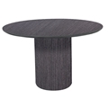 Napoli Round Conference Table in Charcoal