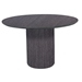 Napoli Round Conference Table in Charcoal - NCR48