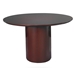 Napoli Round Conference Table in Charcoal - NCR48