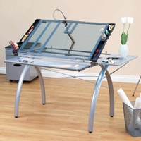Futura Craft Station with Folding Shelf Drafting Furniture, Drafting Tables and Drawing Boards, Craft and Hobby Tables, drawing table