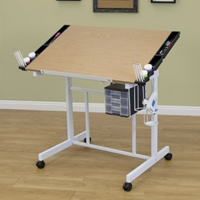 Deluxe Craft Station Drafting Furniture, Drafting Tables and Drawing Boards, Craft and Hobby Tables, drawing table